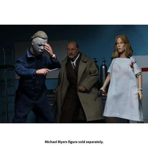 NECA Halloween 2: Doctor Loomis and Laurie Strode Clothed Action Figure (2-Pack) - 8" Scale