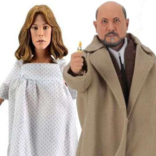 NECA Halloween 2: Doctor Loomis and Laurie Strode Clothed Action Figure (2-Pack) - 8" Scale