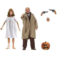 NECA Halloween 2: Doctor Loomis and Laurie Strode Clothed Action Figure (2-Pack) - 8" Scale