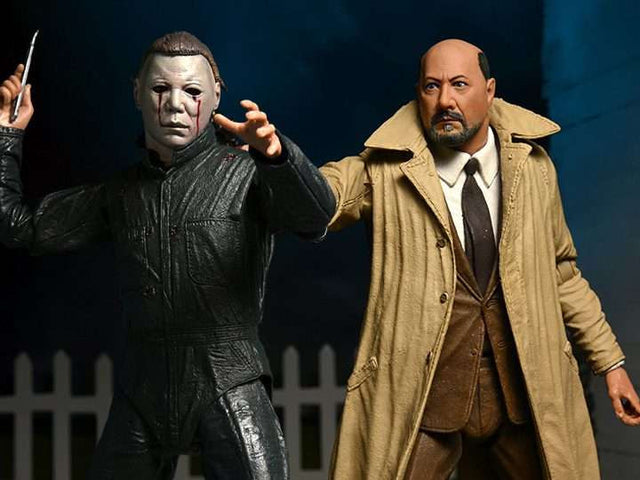 NECA Halloween 2: Ultimate Michael Myers and Doctor Loomis (2-Pack) - 7" Scale Action Figure