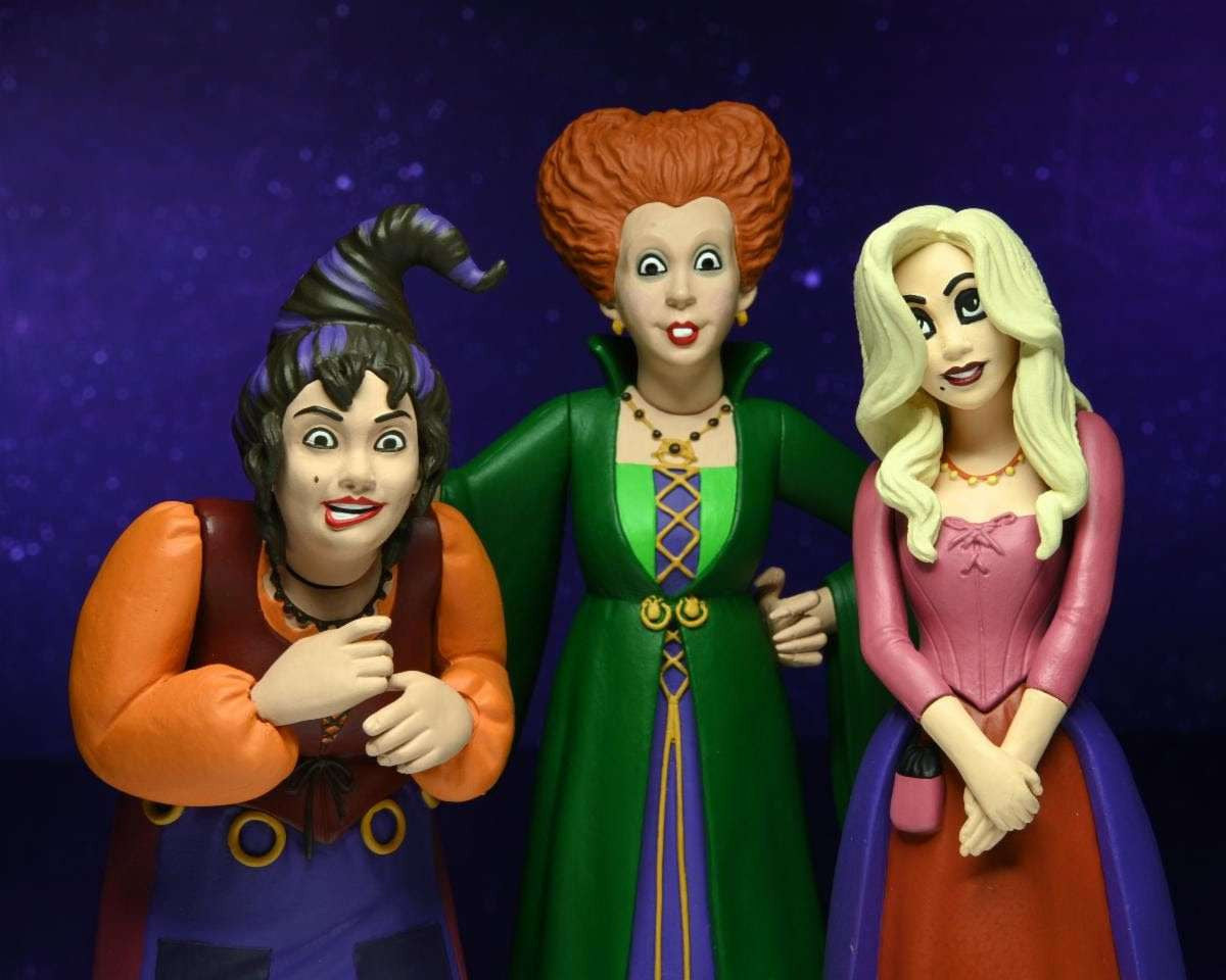 NECA Hocus Pocus: Sanderson Sisters (3-Pack) Toony Terrors - 6" Scale Action Figures