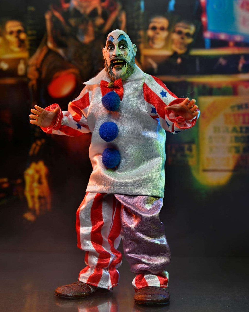 NECA House of 1000 Corpses: Captain Spaulding 20th Anniversary - 8" Clothed Figure