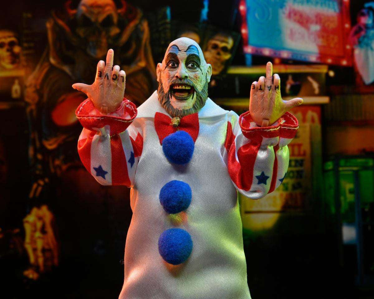 NECA House of 1000 Corpses: Captain Spaulding 20th Anniversary - 8" Clothed Figure