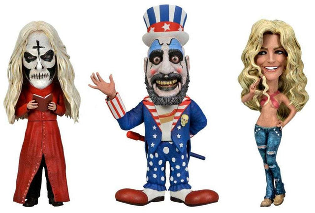 NECA House of 1000 Corpses - Little Big Heads 3 Pack - Stylized Figures