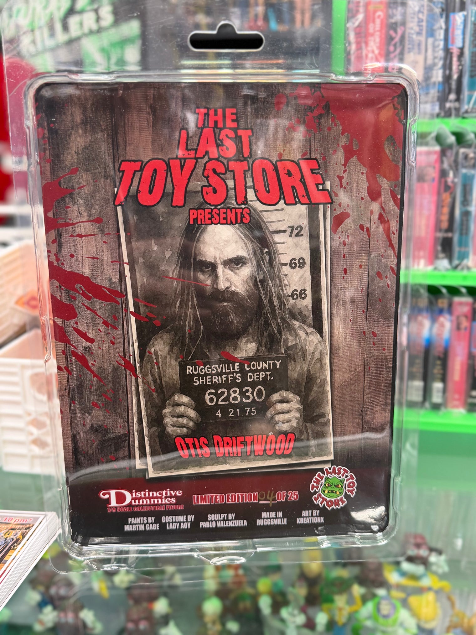 The Devil's Rejects: Otis Driftwood - Custom 1/9 Scale Distinctive Dummies signed by Bill Moseley
