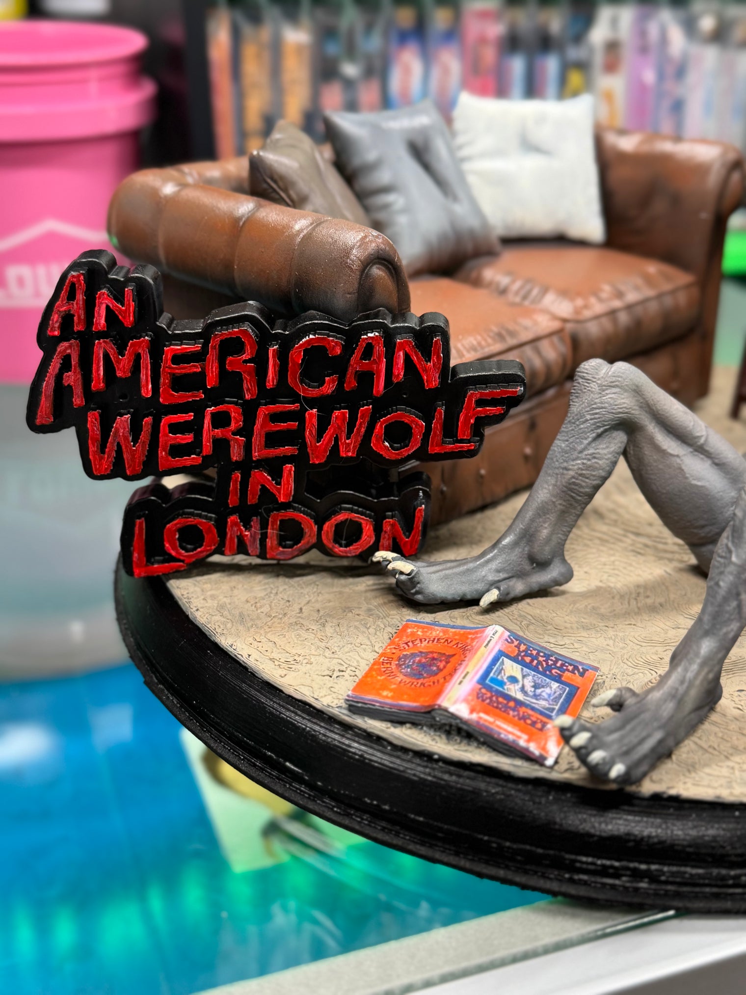 An American Werewolf in London: Transformation Scene David Kessler - Custom 1/10 Statue