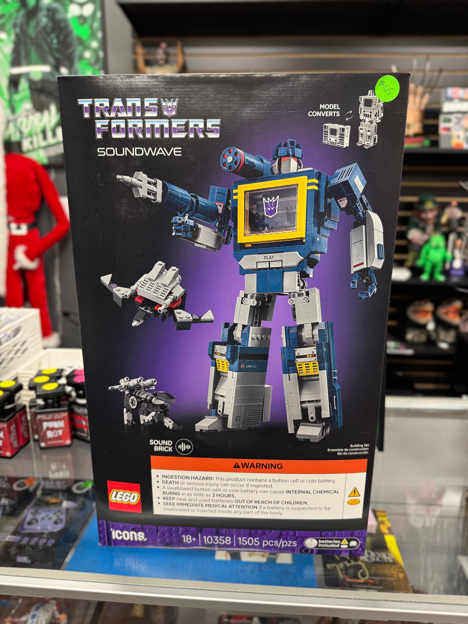 Transformers: Soundwave - Lego Icons 10358