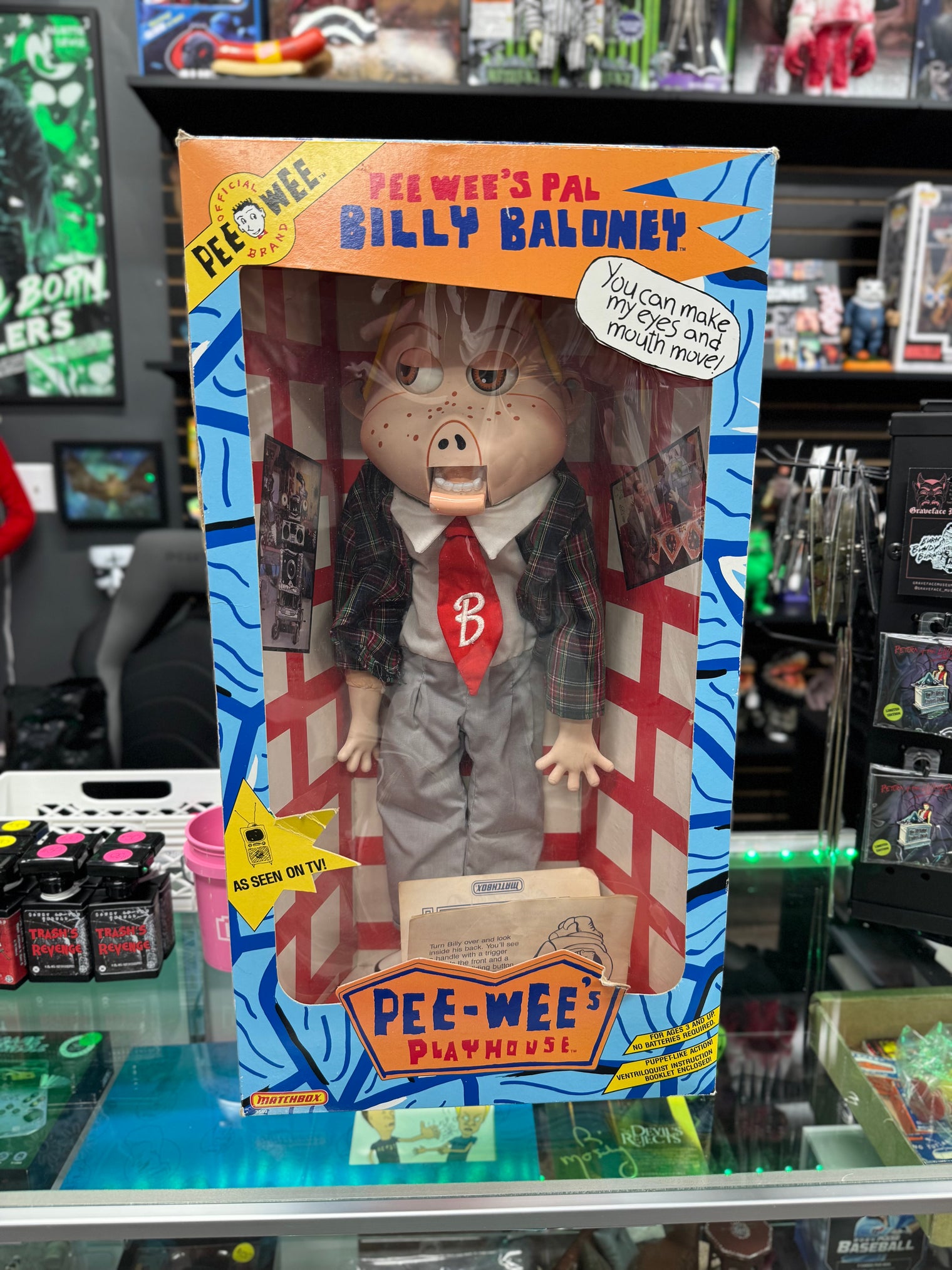 Pee-Wee's Playhouse: Billy Baloney - Ventriloquist Doll