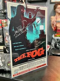 The Fog: Adrienne Barbeau and Tom Atkins Autographed 11x7 Beckett Certified Print