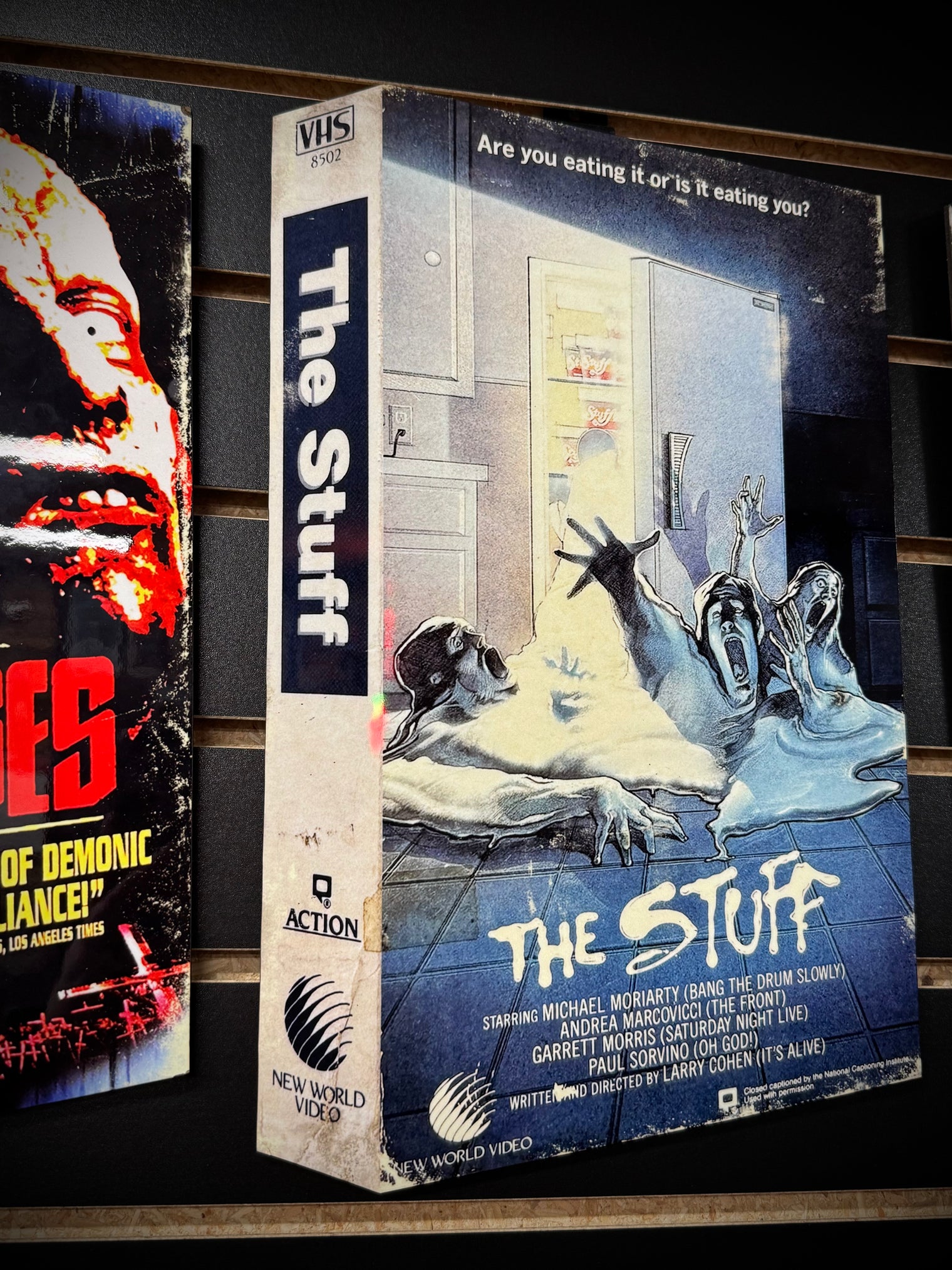 The Stuff - VHS Hanging Sign