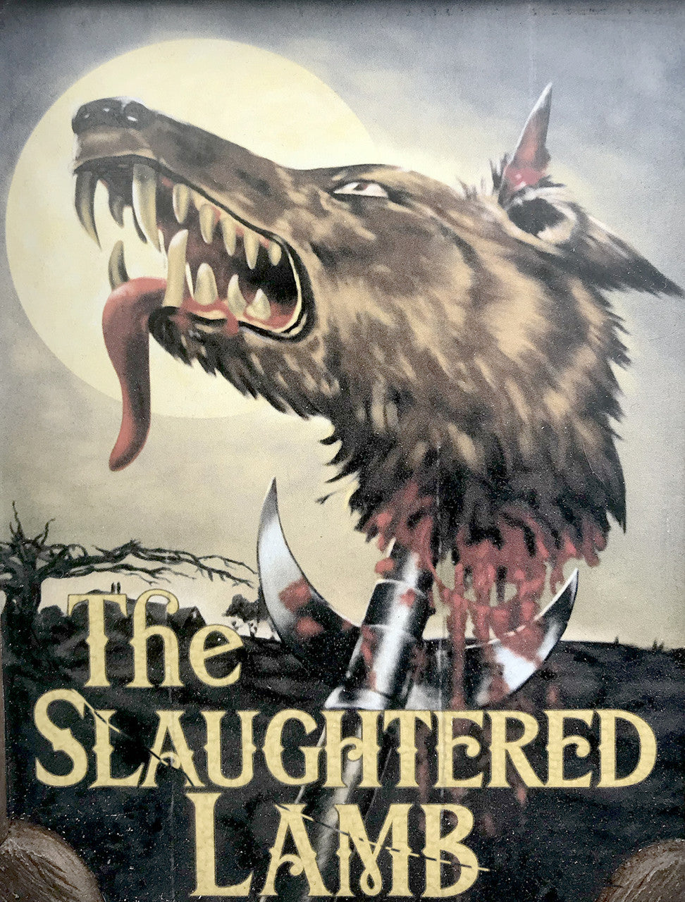 An American Werewolf In London - The Slaughtered Lamb Pub Sign Prop Replica