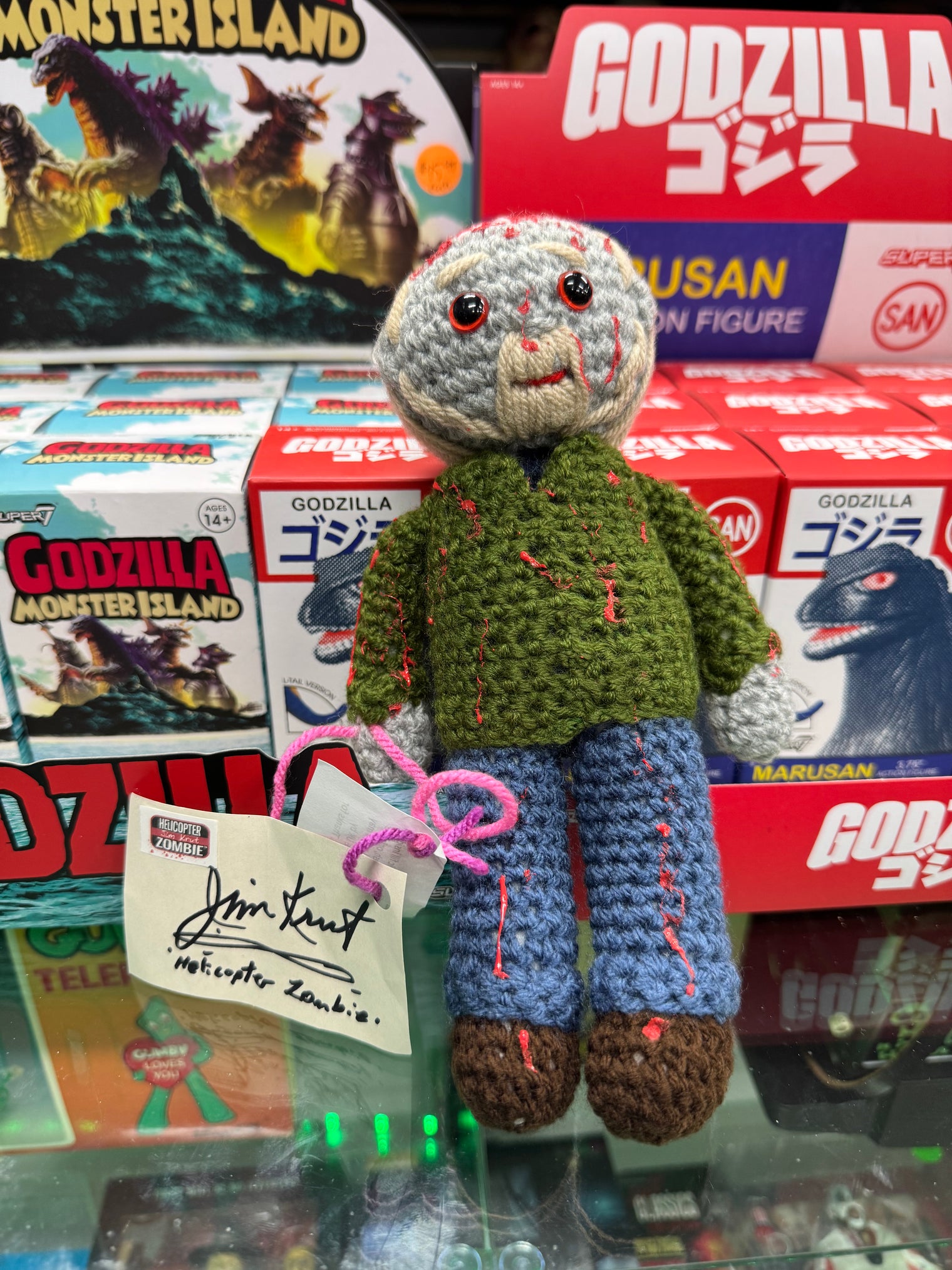 Helicopter Zombie Doll (Small) - Signed by Jim Krut