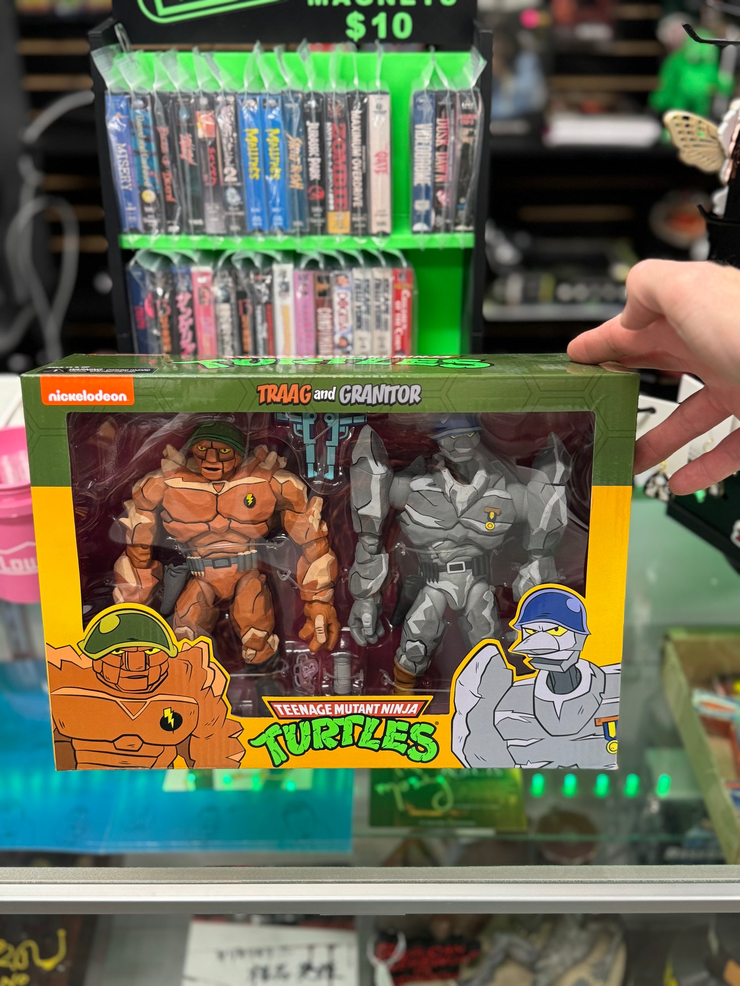 TMNT (Cartoon): Traag and Granitor - 7" Scale Figures
