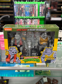 TMNT (Cartoon): Super Bebop and Mighty Rocksteady - 7" Scale Figures
