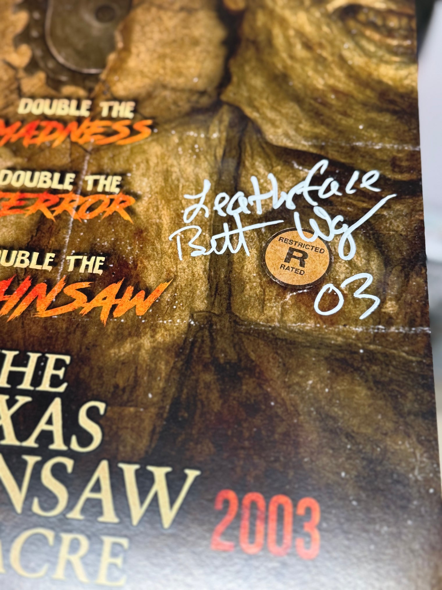 Exclusive TCM 1974 and 2003 Print - Signed by Daniel Pearl, ASC and Brett Wagner