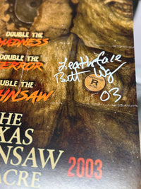 Exclusive TCM 1974 and 2003 Print - Signed by Daniel Pearl, ASC and Brett Wagner