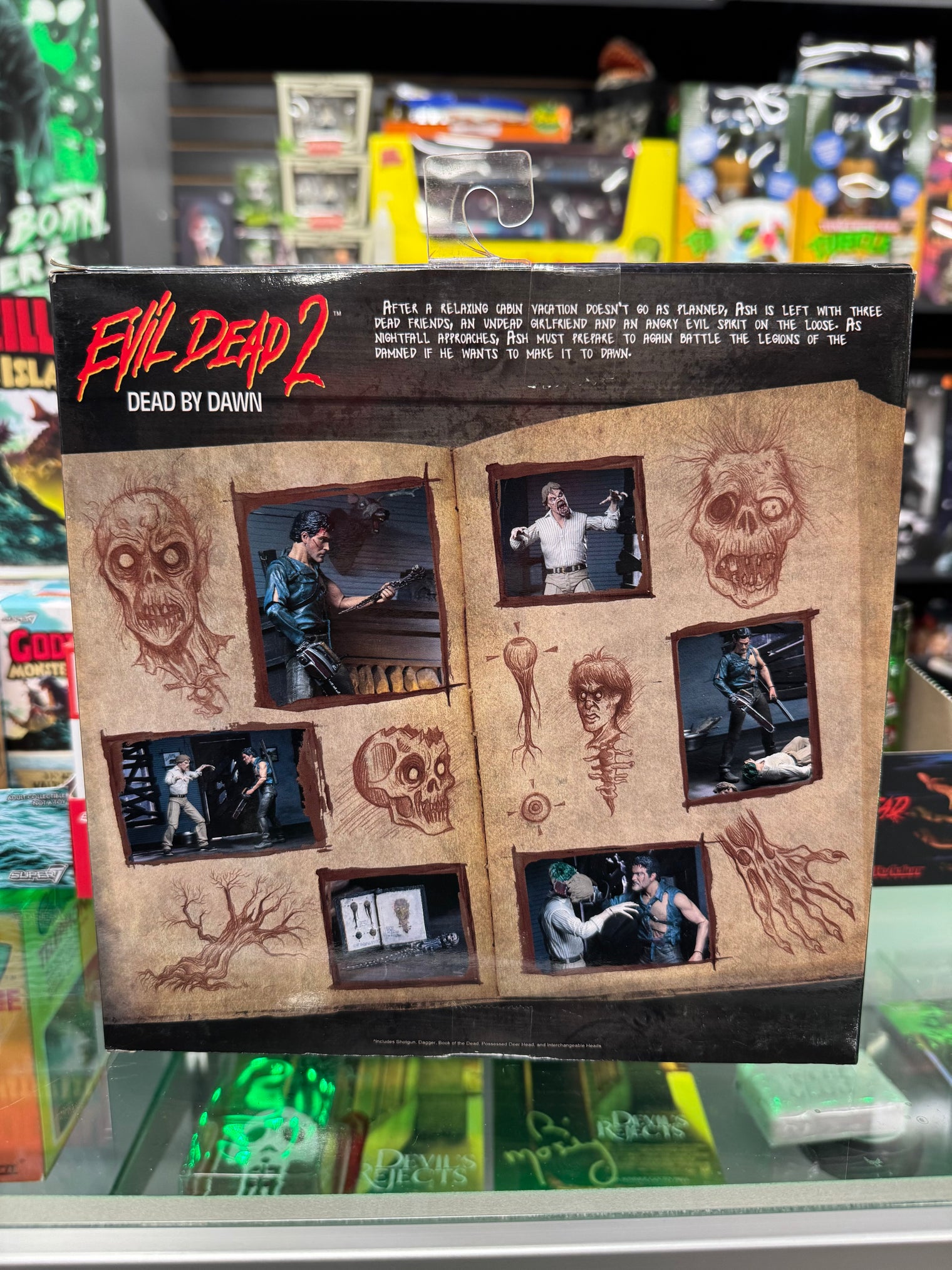 Evil Dead 2 (30th Anniversary): Hero Ash and Deadite Ed - 2 Pack