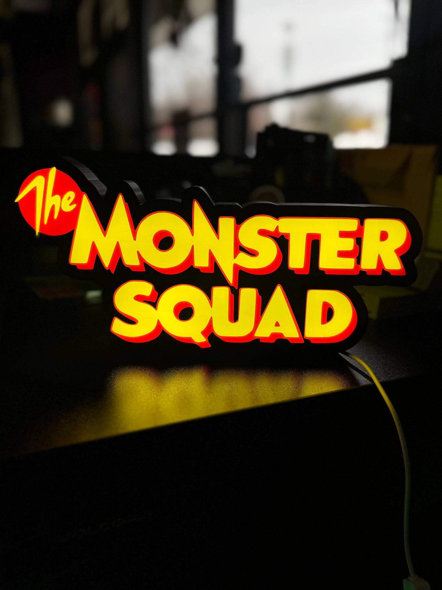 Monster Squad Logo - 3D Lamp