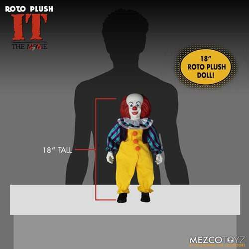 Mezco Toyz IT (1990): Pennywise MDS Roto 18" Plush