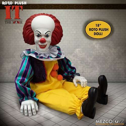 Mezco Toyz IT (1990): Pennywise MDS Roto 18" Plush