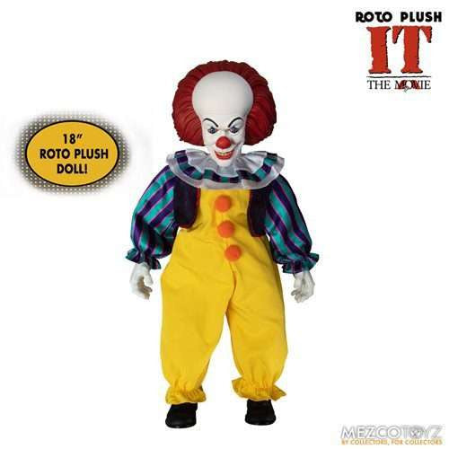 Mezco Toyz IT (1990): Pennywise MDS Roto 18" Plush