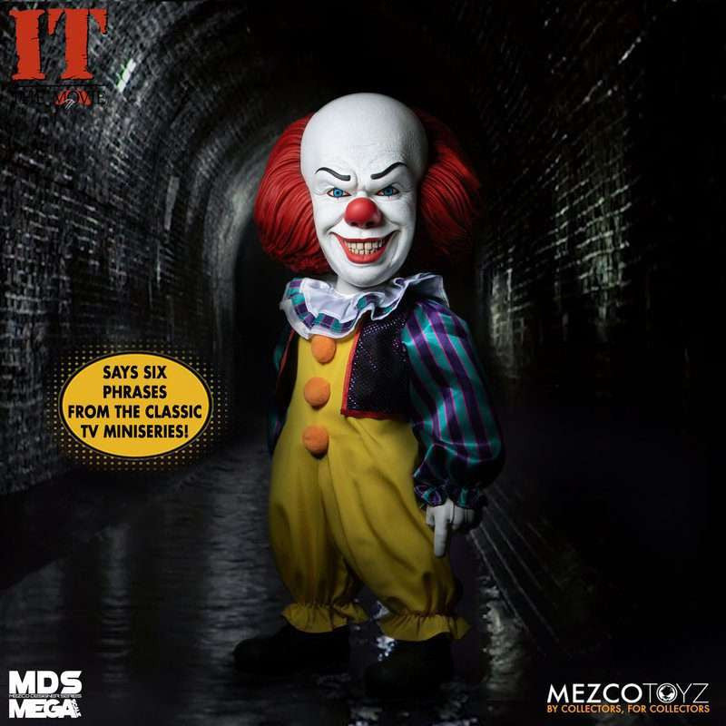 Mezco Toyz IT (1990): Talking Pennywise - MDS Mega Scale