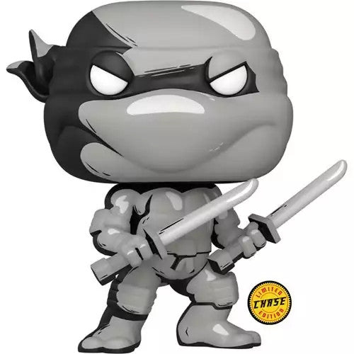 Funko Pop! Comics TMNT Leonardo Vinyl Figure (B&W) Chase Edition - Previews Exclusive (PX)