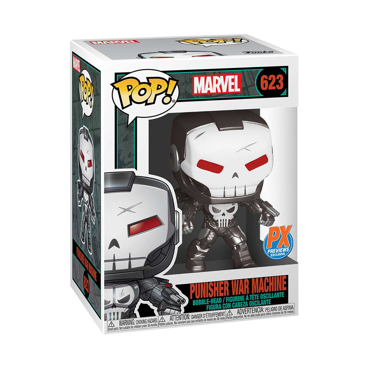 Funko Pop! Marvel: Punisher War Machine - Previews Exclusive (PX)