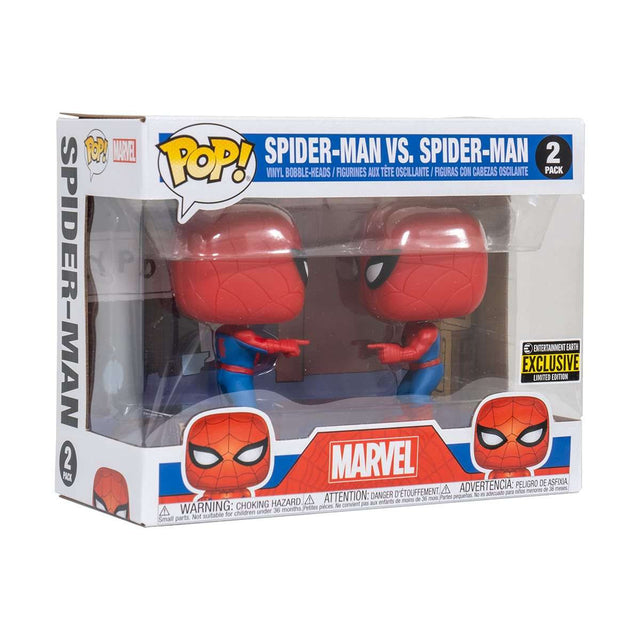 Funko Pop! Marvel Spider-Man Vs. Spider-Man (Imposter Pop!) Vinyl Figure 2-pack - EE Exclusive