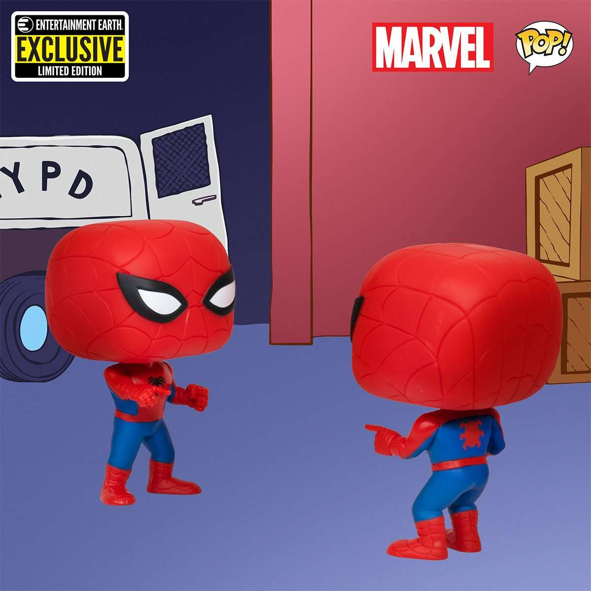 Funko Pop! Marvel Spider-Man Vs. Spider-Man (Imposter Pop!) Vinyl Figure 2-pack - EE Exclusive