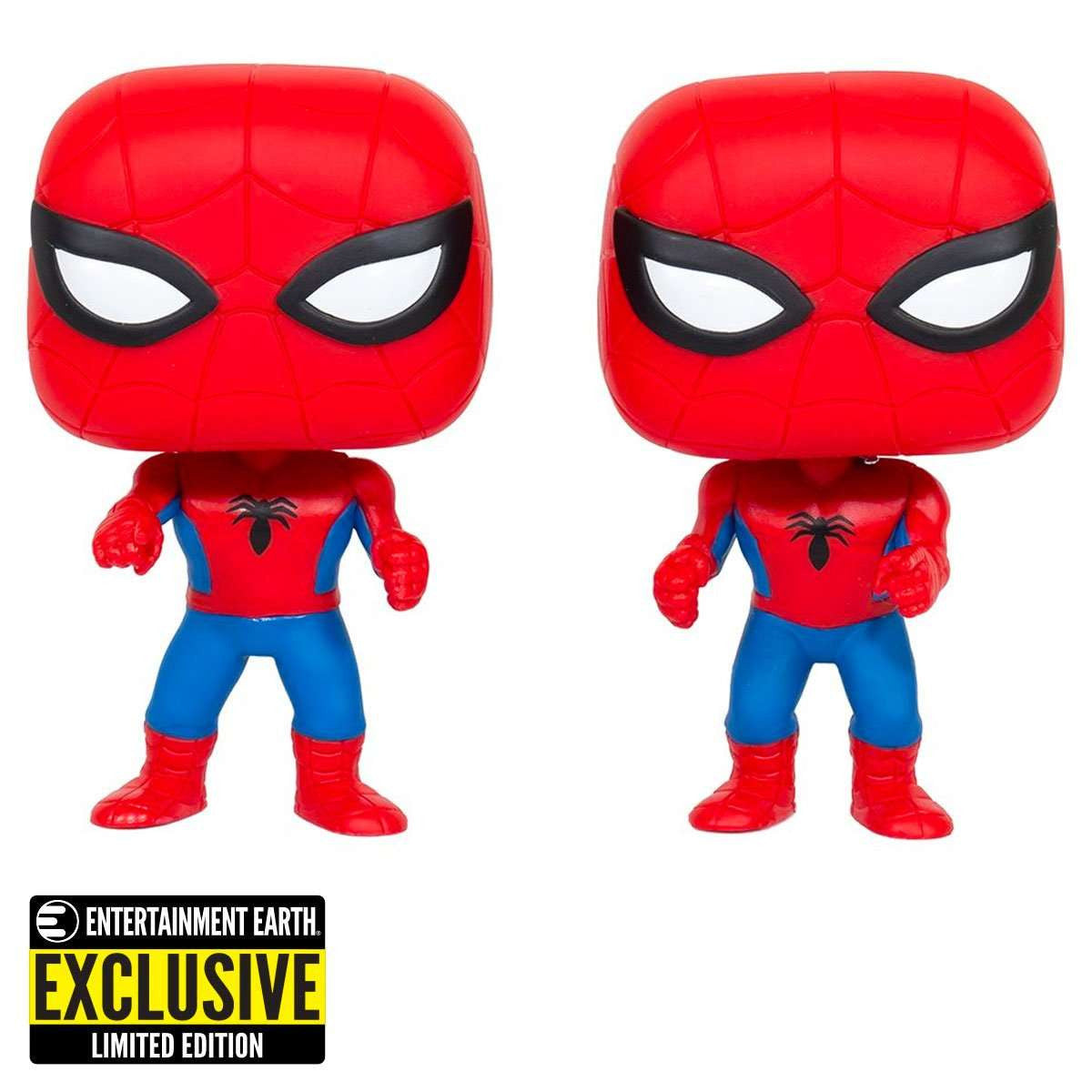 Funko Pop! Marvel Spider-Man Vs. Spider-Man (Imposter Pop!) Vinyl Figure 2-pack - EE Exclusive