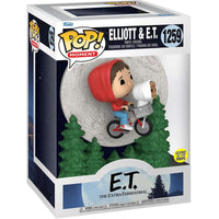 Funko Pop! Moment: E.T. 40th Anniversary - Elliott and E.T. Flying (GITD) - Vinyl Figure