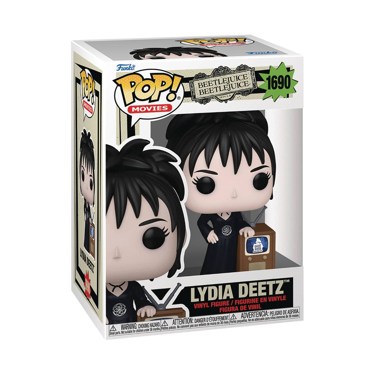 Pop! Movies: Beetlejuice 2 - Lydia Deetz with TV - Vinyl Figure #1690