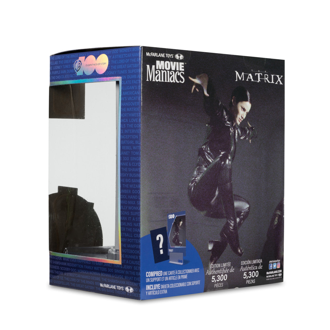 The Matrix: Trinity - Movie Maniacs 6" Posed Figure