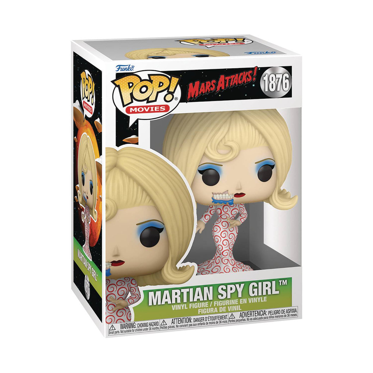 Pop! Movies: Mars Attacks! - Martian Spy Girl Vinyl Figure