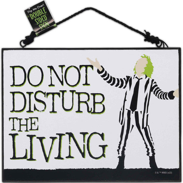 Beetlejuice - 8x6 Double Sided Wood Sign