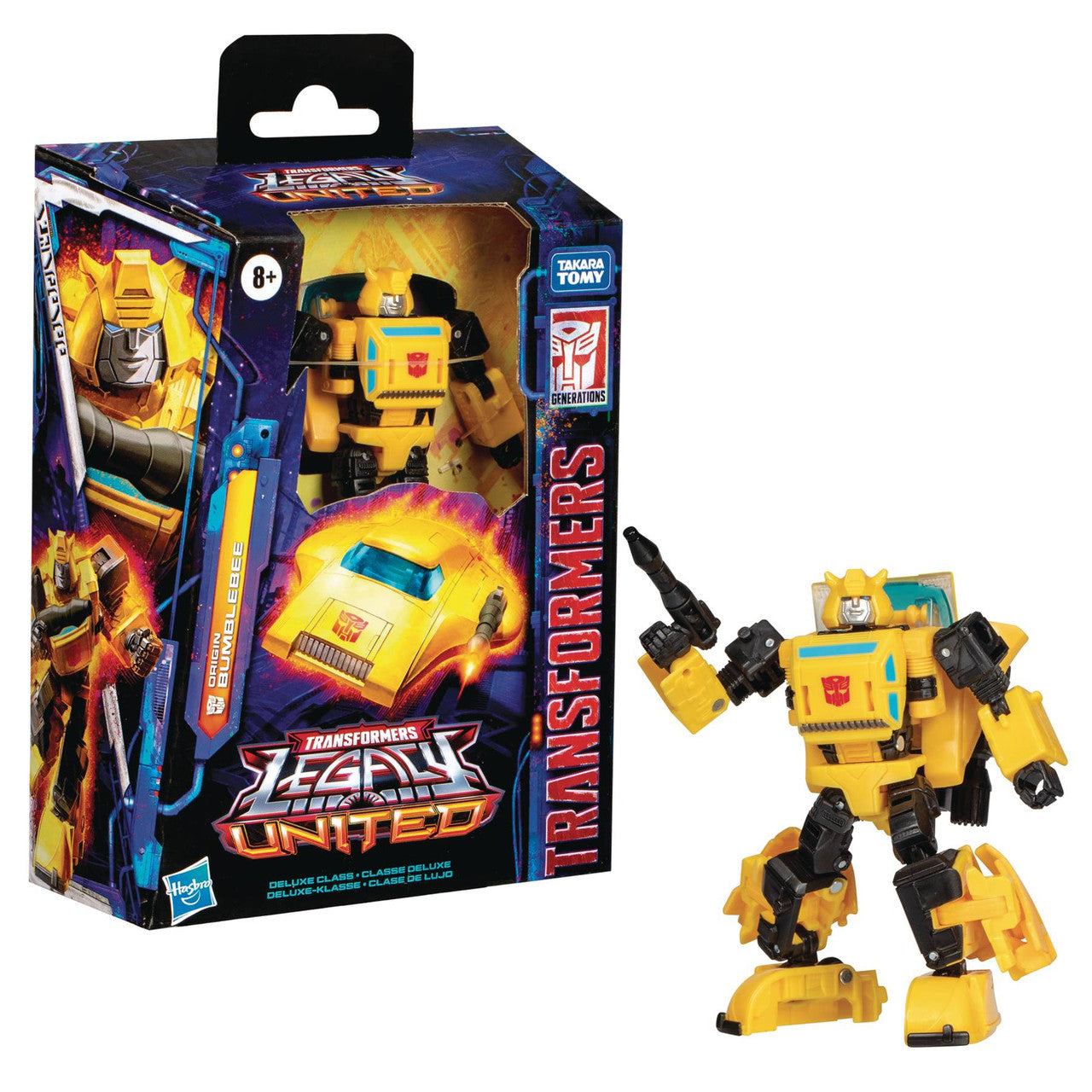 Transformers Generations: Bumblebee - United Deluxe Class Origins Figure