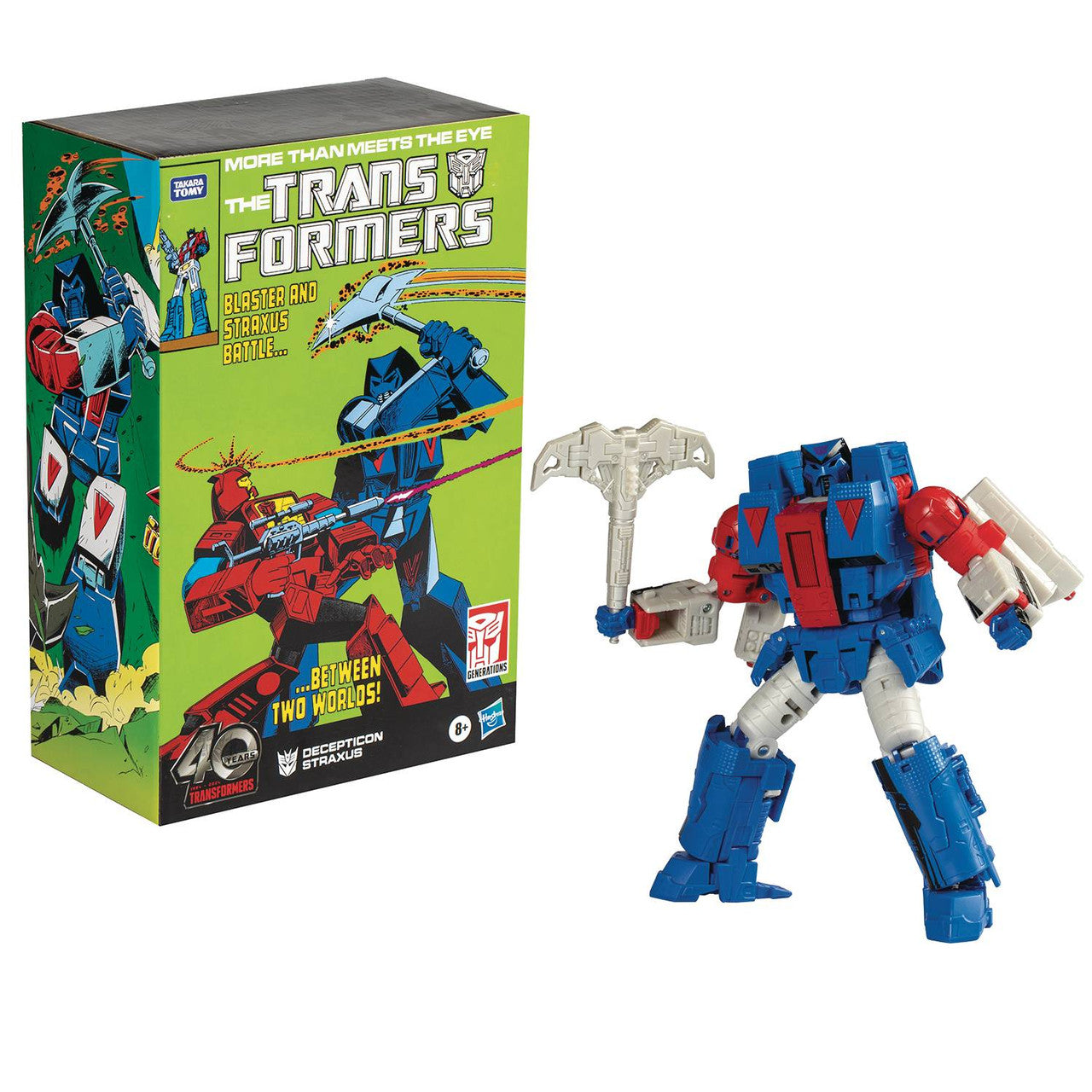 Transformers Generations: Straxus - 40th Anniversary Comic Edition Figure