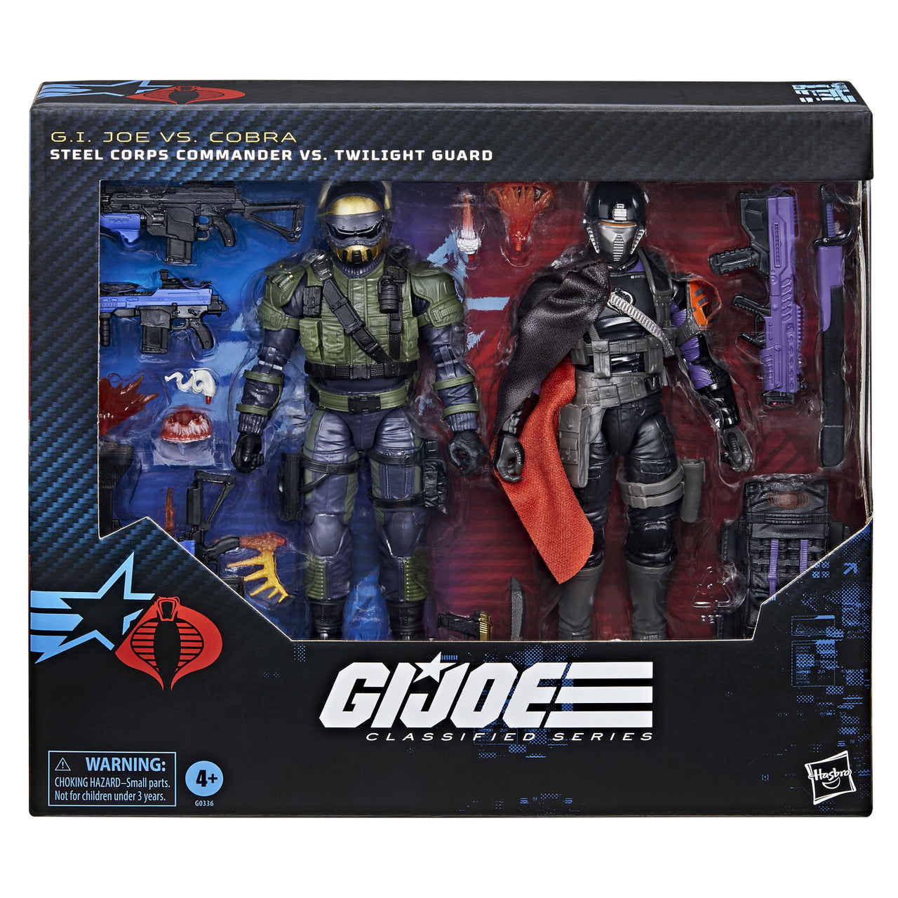 G.I. Joe Classified Series: Steel Corps Commander Vs. Twilight Guard 2 Pack - 6" Figures