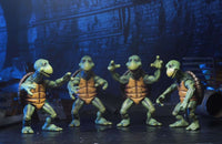 NECA TMNT (1990 Movie) Baby Turtles 1:4 Scale Action Figure 4-Pack