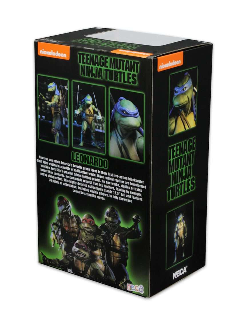 NECA TMNT (1990 Movie) Leonardo 1:4 Scale Action Figure