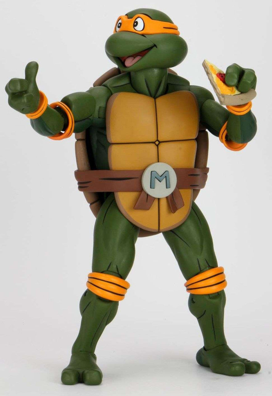 NECA TMNT (Cartoon): Michelangelo - 1:4 Scale Figure