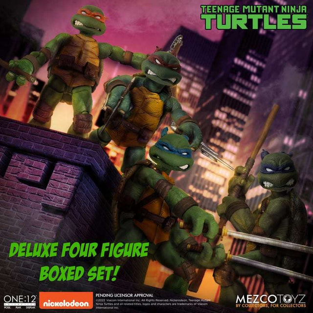 Mezco Toyz TMNT One:12 Collective Deluxe Boxed Set