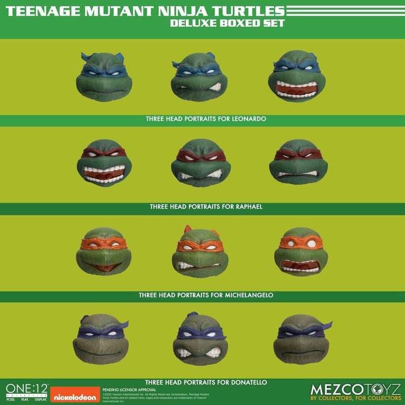 Mezco Toyz TMNT One:12 Collective Deluxe Boxed Set