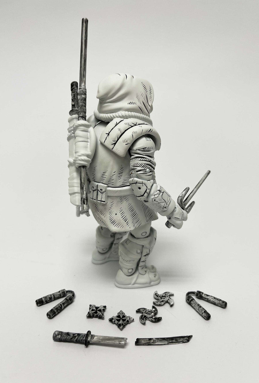 Playmates TMNT: The Last Ronin CHASE EDITION (B&W) - 4.5" Action Figure - Previews Exclusive (PX)