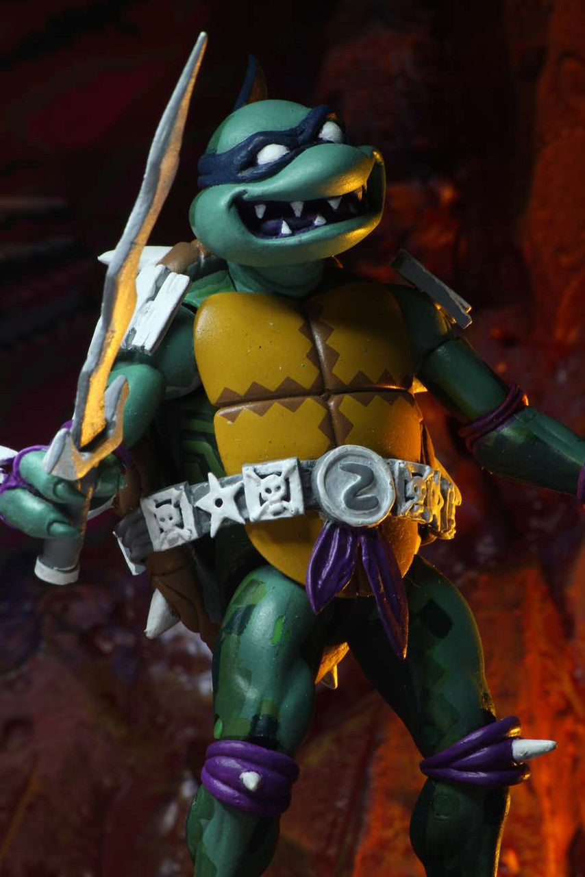 NECA TMNT: Turtles in Time - Wave 1 - 7" Scale Action Figure Set