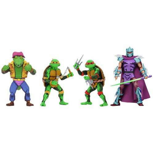 NECA TMNT: Turtles in Time - Wave 2 - 7" Scale Action Figure Set