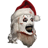 Terrifier 3: Art the Clown with Santa Hat Latex Mask