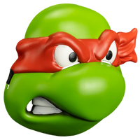 TMNT: Raphael - Retro Injection Mask