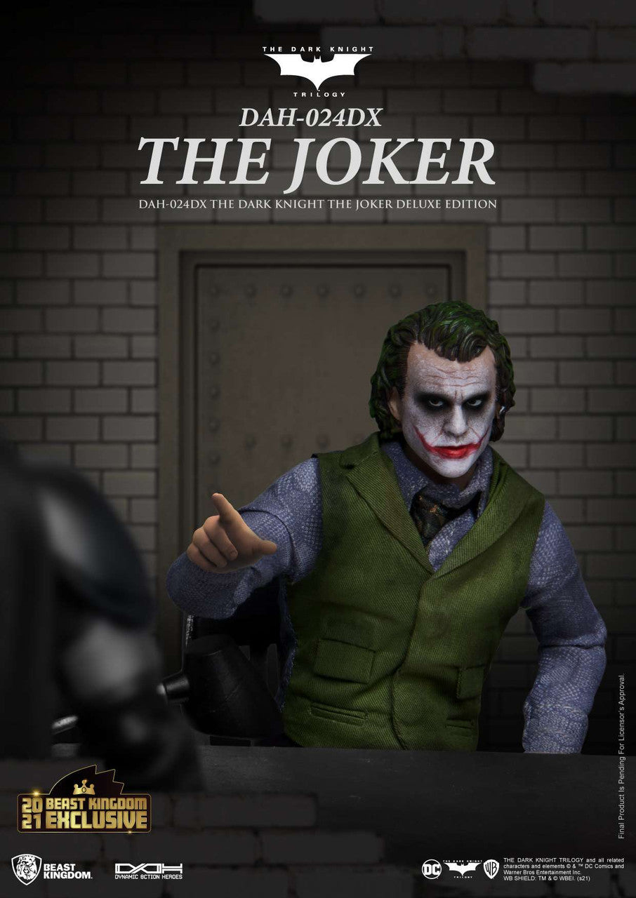 Beast Kingdom The Dark Knight: DAH-024DX - The Joker Deluxe Version - Dynamic 8-Ction Figure